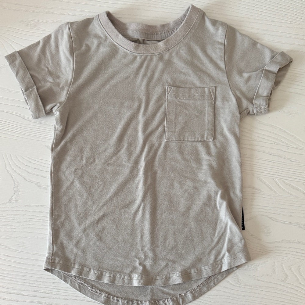 Little Bipsy Gray T-Shirt with Pocket
